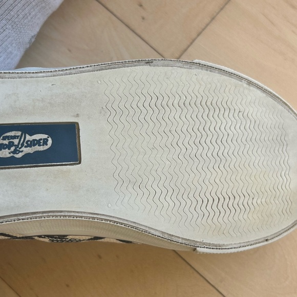 Women’s Milly for Sperry Top Sider Shoes - Navy Blue Link Pattern - Picture 12 of 12